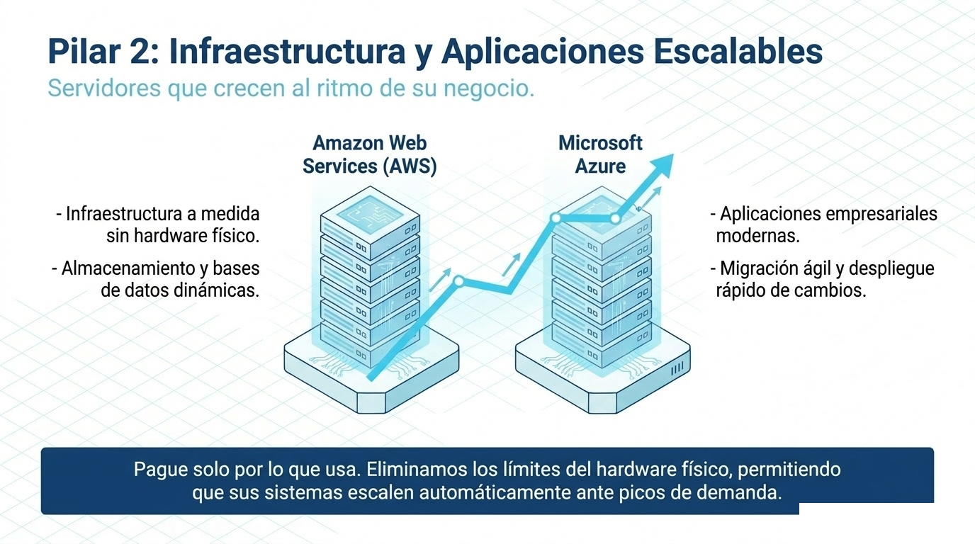 Pilar 2: infraestructura y aplicaciones escalables